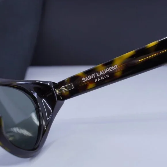 Saint Laurent SL M144 002 Cat Eye Sunglasses - Havana/Grey Saint Laurent SL M144 002 Cat Eye Sunglasses - Havana/Grey main image 4